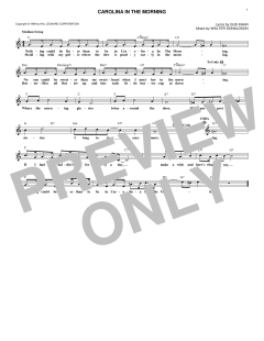 Carolina In The Morning von Gus Kahn (Download) 