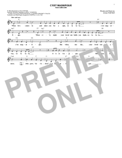 C'est Magnifique von Cole Porter (Download) 