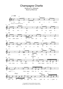 Champagne Charlie von Alfred Lee (Download) 