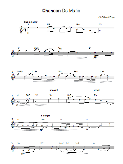 Chanson De Matin von Edward Elgar (Download) 