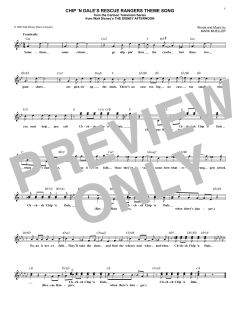 Chip 'N Dale's Rescue Rangers Theme Song von Mark Mueller (Download) 