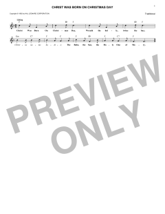 Christ Was Born On Christmas Day (Download) 