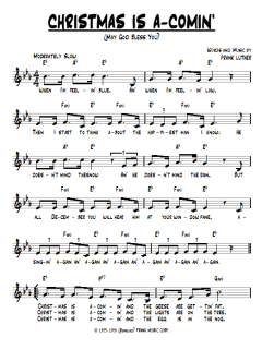 Christmas Is A-Comin' von Frank Luther (Download) 