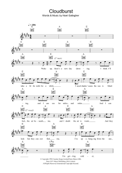 Cloudburst von Oasis (Download) 