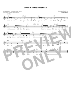 Come Into His Presence von Lynn Baird (Download) 