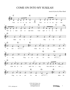 Come On Into My Sukkah (Download) 