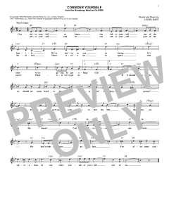 Consider Yourself von Lionel Bart (Download) 