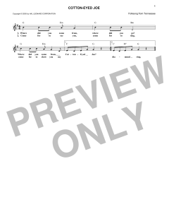 Cotton Eyed Joe von Tennessee Folksong (Download) 