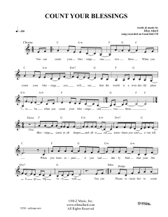 Count Your Blessings (Download) 