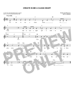 Create In Me A Clean Heart von Keith Green (Download) 