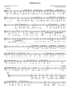 Creeque Alley von The Mamas And The Papas (Download) 