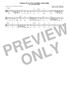 Cuddle Up A Little Closer, Lovey Mine von Karl Hoschna (Download) 