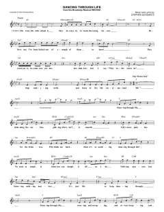 Dancing Through Life von Stephen Schwartz (Download) 