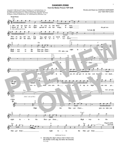 Danger Zone von Kenny Loggins (Download) 