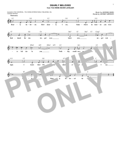 Dearly Beloved von Jerome Kern (Download) 