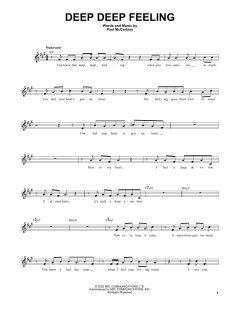 Deep Deep Feeling von Paul McCartney (Download) 