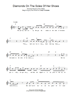 Diamonds On The Soles Of Her Shoes von Paul Simon (Download) 