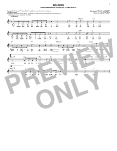 Dolores von Frank Loesser (Download) 