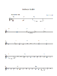 Dolores Waltz von Emil Waldteufel (Download) 