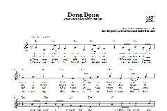 Dona Dona von Teddi Schwartz (Download) 