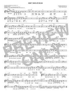 Don't Give Up On Us von David Soul (Download) 