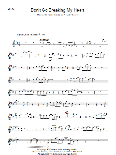 Don't Go Breaking My Heart von Elton John (Download) 