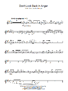 Don't Look Back In Anger von Oasis (Download) 