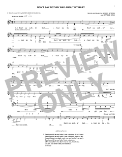 Don't Say Nothin' Bad About My Baby von Carole King (Download) 