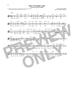 Don't You Know I Care von Duke Ellington (Download) 