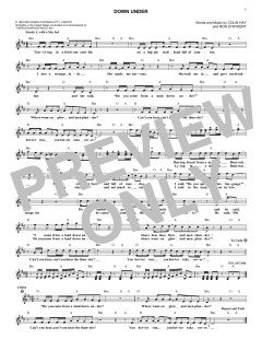 Down Under von Men at Work (Download) 