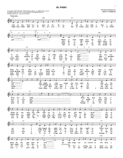 El Paso von Marty Robbins (Download) 