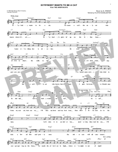 Ev'rybody Wants To Be A Cat von Al Rinker (Download) 