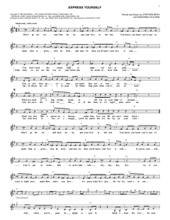 Express Yourself von Madonna (Download) 