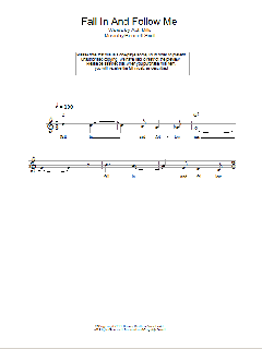 Fall In And Follow Me von Bennett Scott (Download) 