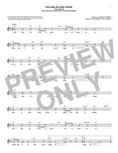 Falling In Love Again von Linda Ronstadt (Download) 