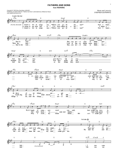 Fathers And Sons von Stephen Schwartz (Download) 