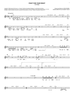 Fight For Your Right von Beastie Boys (Download) 