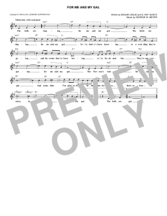 For Me And My Gal von E. Ray Goetz (Download) 