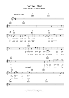 For You Blue von The Beatles (Download) 