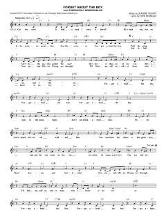 Forget About The Boy von Dick Scanlan (Download) 