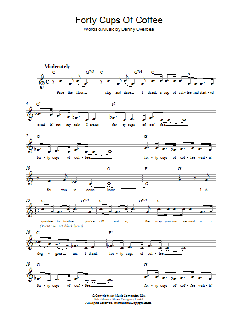 Forty Cups Of Coffee von Danny Overbea (Download) 