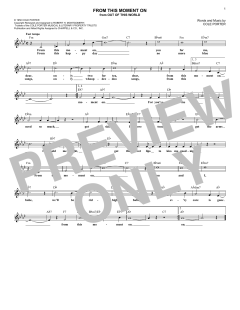 From This Moment On von Cole Porter (Download) 