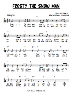Frosty The Snow Man von Steve Nelson (Download) 