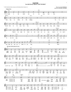 Gaston von Alan Menken (Download) 