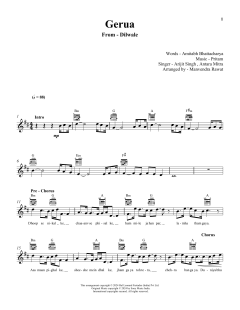 Gerua von Arijit Singh & Antara Mitra (Download) 