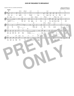 Give My Regards To Broadway von George M. Cohan (Download) 