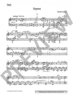 Septett GeWV 350 von Harald Genzmer 