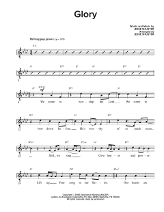 Glory von Jesse Shuster (Download) 