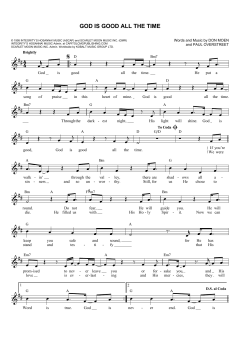 God Is Good All The Time von Don Moen (Download) 