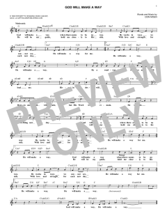 God Will Make A Way von Don Moen (Download) 